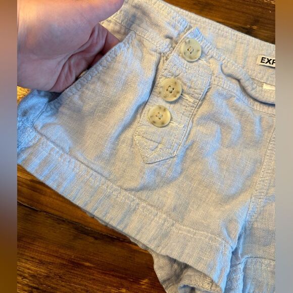 EXPRESS size 8 linen shorts - Picture 4 of 6